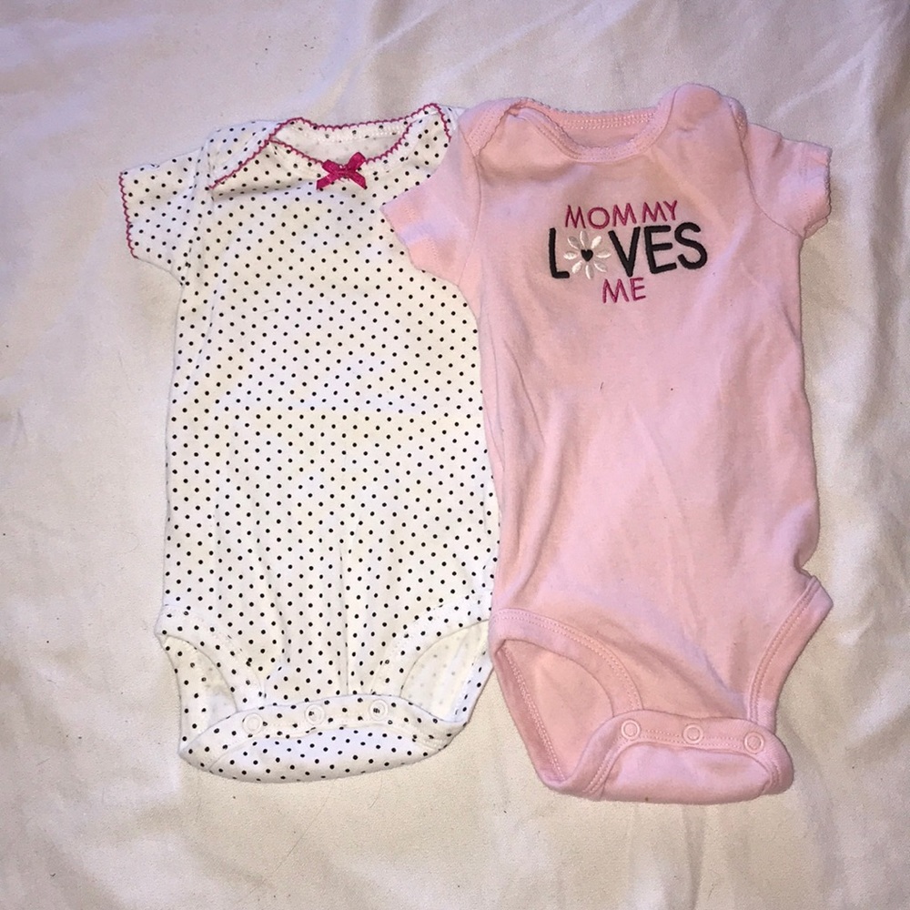 Carters 0-3 month onesies